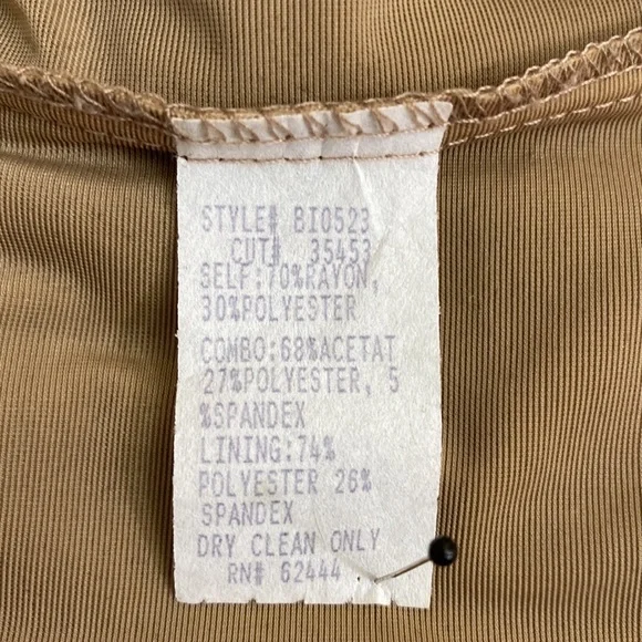 Nicole Miller Artelier Burn Out Giraffe Print Dress - Picture 12 of 13